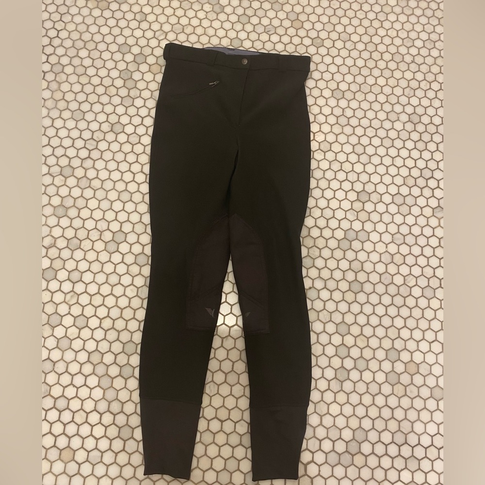 TUFFRIDER Ladies Breeches Black Size Regular 28